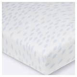 Fitted Crib Sheet - Cloud Island School of Fish L