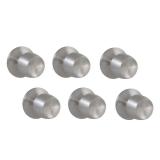 Defiant Stainless Steel Door Knobs (set of 6) Defiant Stainless Steel Door Knobs (set of 6)