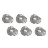 Defiant Stainless Steel Door Knobs (set of 6)