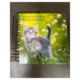 Greeting card organizer with cards for cat lovers Greeting card organizer with cards for cat lovers