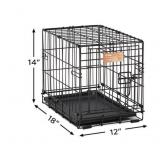 Midwest ICrate Single Door Folding Dog Crate, 22"