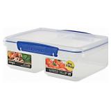 Sistema 1720 65 Oz Clear Rectangular Klip It Split Sistema 1720 65 Oz Clear Rectangular Klip It Split