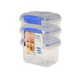 Sistema Food Storage Containers - Clear & Blue S Sistema Food Storage Containers - Clear & Blue S