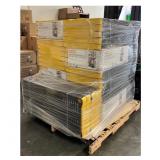 74"x36"x18" Black and Yellow 5-Tier shelving Unit 74"x36"x18" Black and Yellow 5-Tier shelving Unit