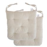 Cottone 100% Cotton Chair Pads W/Ties (Set of 16)