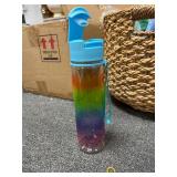 Rainbow water jug