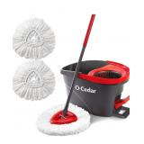 O Cedar spin mop and bucket