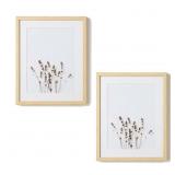 16" X 20" Wildflower Framed Under Glass - NEW 16" X 20" Wildflower Framed Under Glass - NEW
