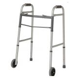 Guardian Two button folding walker ,  5 in wheels