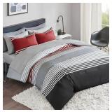 T XL Comfort spaces Comforter. red, gray, black T XL Comfort spaces Comforter. red, gray, black