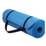 Blue yoga mat