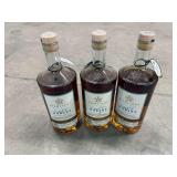 Starlight Distillery Carl T. Huber's Bourbon Whiskey Finished in Rum Barrels ... You are bidding on 3 bottles.