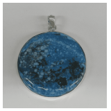 Sterling Silver and Turquoise Pendant