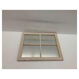 Stanley Monarch Whitewash Window Pane Mirror