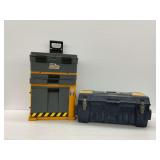 Two Tool Storage Containers … Rolling Workshop and Irwin Tool Box