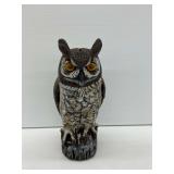 Plastic Garden Owl Decoy
