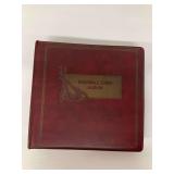 Baseball Card Album with Sports Cards