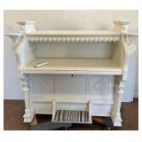 Repurposed Pump Organ Cabinet Transformed into a Desk