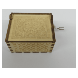Engraved Wooden Music Box Plays Twinkle Twinkle Little Star… Works