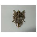 Kirks Folly Crystal Fairy Godmother Brooch