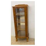 Illuminated Curio Cabinet... Interior Glass Broken/See Photos