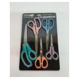 Grip 5-Piece Heavy Duty Scissors Set