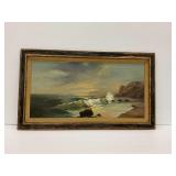 Seascape Oil Painting by Peggi Morgan