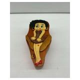 Betty Boop Boop Wooden Carved Secret Puzzle Box