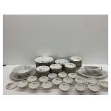 Seville Fine China Dinnerware Group...some chips