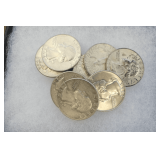 Ten Silver Pre-1965 Washington Quarters