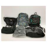6-Piece Group of Bags and Backpacks