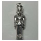 Sterling Silver Toy Soldier Charm