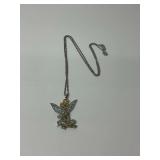 Sterling Silver Tinker Bell Pendant Necklace
