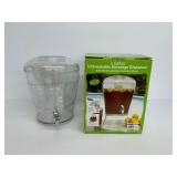 3-Gallon Beverage Dispenser with Removable Ice Core and Infuser