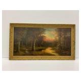 H. A. Duessel Landscape Oil Painting