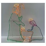 Lighted Holographic Nativity Scene with 6 ft. Power Cord