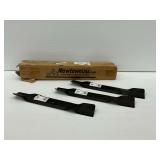 Three USA Mower Blades … for Exmark, Toro, Dixon, Ariens, and John Deere