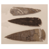 Three Stone Spear Points