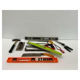 Hand Tools Including Levels, Saws and Trowel