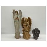 Three Angel Figures
