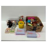 Group of Dolls, Plush Toys, and Miniature Playsets
