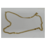 14K Gold Chain Necklace....total weight .160 troy oz.