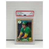 Jose Canseco Rookie Card 1987 Topps PSA Graded Baseball
