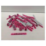 Girl Scouts Pink Rubber Bracelets and Rings