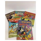 Group of Five Walt Disney Paint and Activity Books