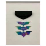 Batman Battarang Multi Colored Throwing Knives … Sharp