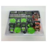 6-Piece Grip Deluxe Ratchet Tie Down Set