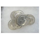 Ten Silver Pre-1965 Washington Quarters