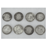 8 Chinese Coins...about the size of a silver dollar..these are NOT silver