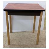 Small Wooden Table with Laminate Top